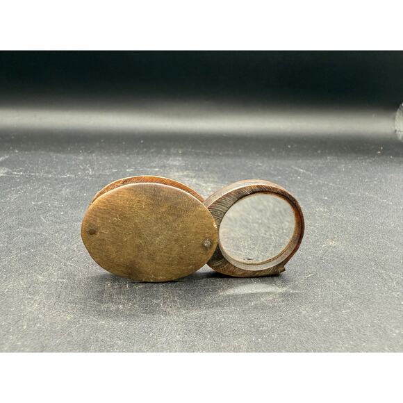 Vintage  Atco USA bakelite folding pocket magnifier magnifying glass - Picture 7 of 10